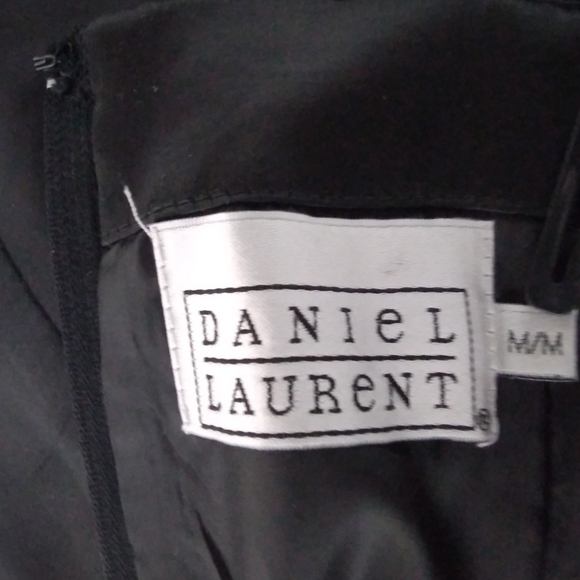 Daniel Laurent Black Satin Dress - Picture 6 of 8